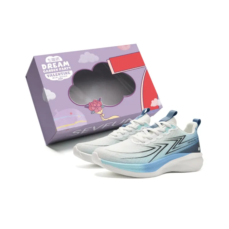 7 SEVFUN Low Top Running Shoes Unisex Yellow With Wave Base-17