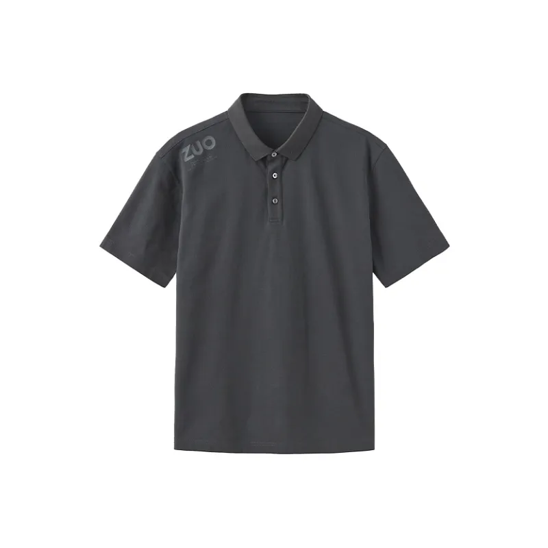 ZUO Polo Shirts Men Dark Gray-0