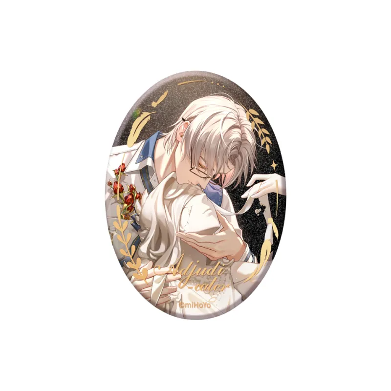 MIHOYO Xia Yan, Artem Wing, Mo Yi, Lu Jinghe Qimu Swear Kiss Collection, Tears Of Themis Badges-4