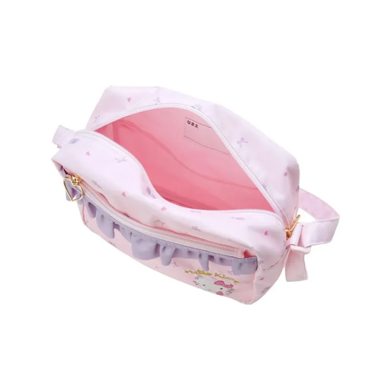 Sanrio Hello Kitty Polyester With Polypropylene Shoulder Bag Kids' Pink Purple-3