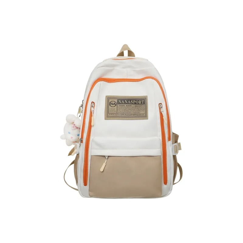 Wolfhorse Nylon Backpack Unisex Black/Red/Green/White/Yellow-19