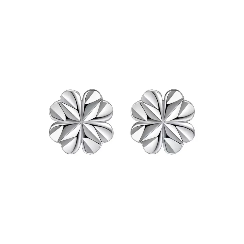 CENTURY&KINDLE S925 Silver Stud Earrings Women's-0