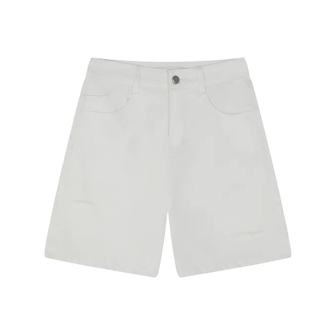 Mo Han Yi Mei Denim Shorts Women's-5