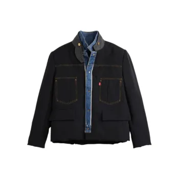 Sacai X Levis Jackets Women's Black
