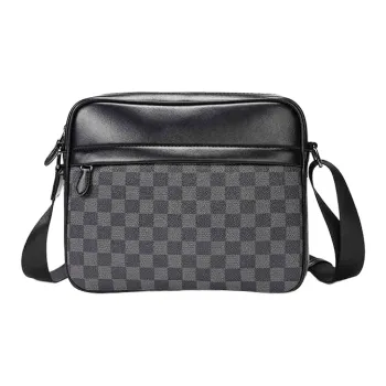 Yalu PVC With Polyester Shoulder Bag, Crossbody Bag Men's Square/Woven
