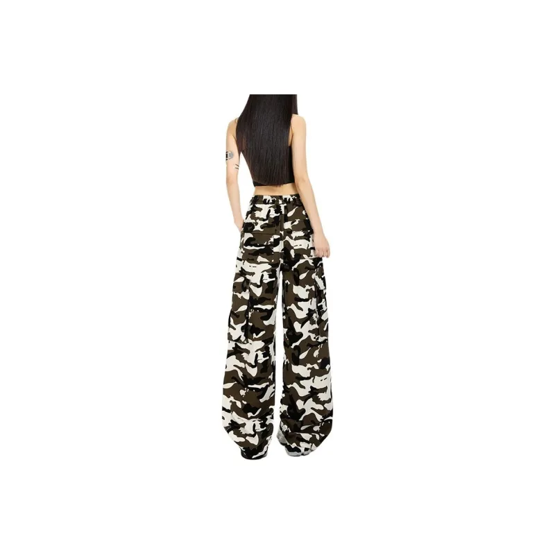 NHZN Jeans Women's Army Green Camouflage-1