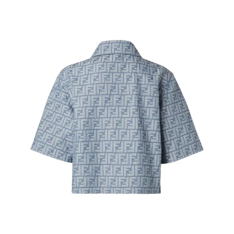 FENDI Jackets & Coats Men's Blue-1