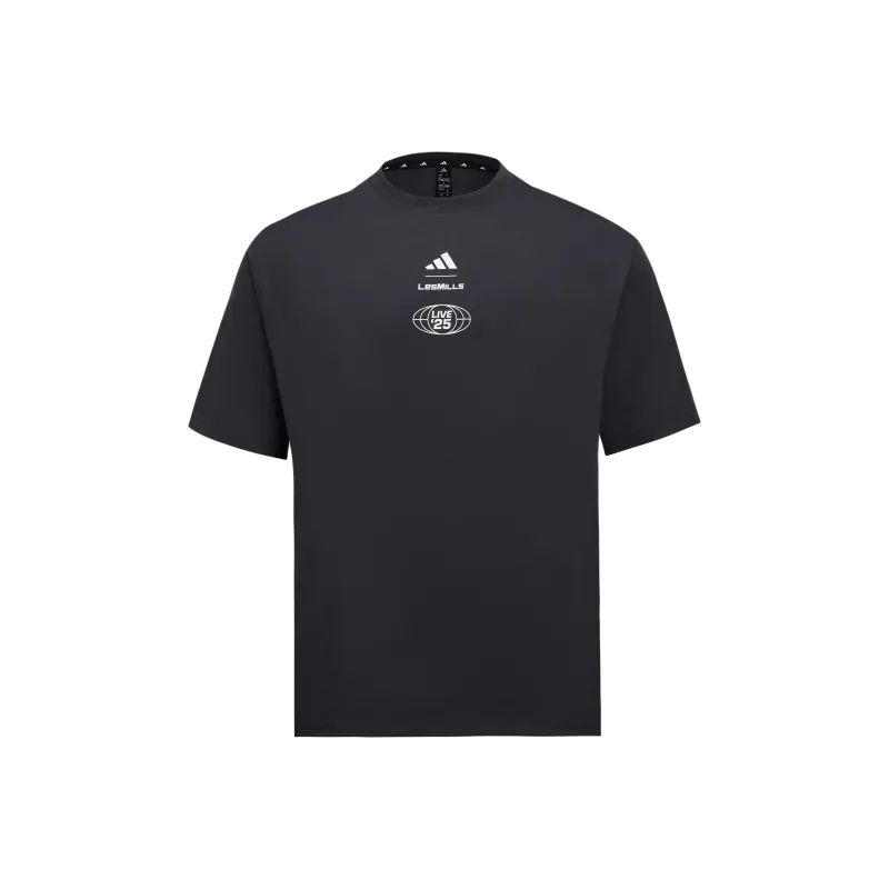 Adidas x LAIMEI,LIANMINGKUAN SS25 TOUR T SHIRT T Shirt Unisex Carbon Black-0