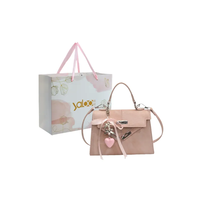 Yalu PU Shoulder Bag, Crossbody Bag, Handbag Unisex White/Black/Purple/Khaki/Blue/Pink-31