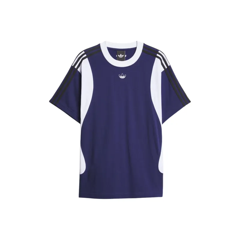 Adidas Originals SS25 T Shirt Unisex Dark Blue/White-0