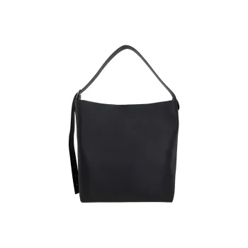 JIL SANDER Leather Crescent Bag Handbag Tubas Women's Black