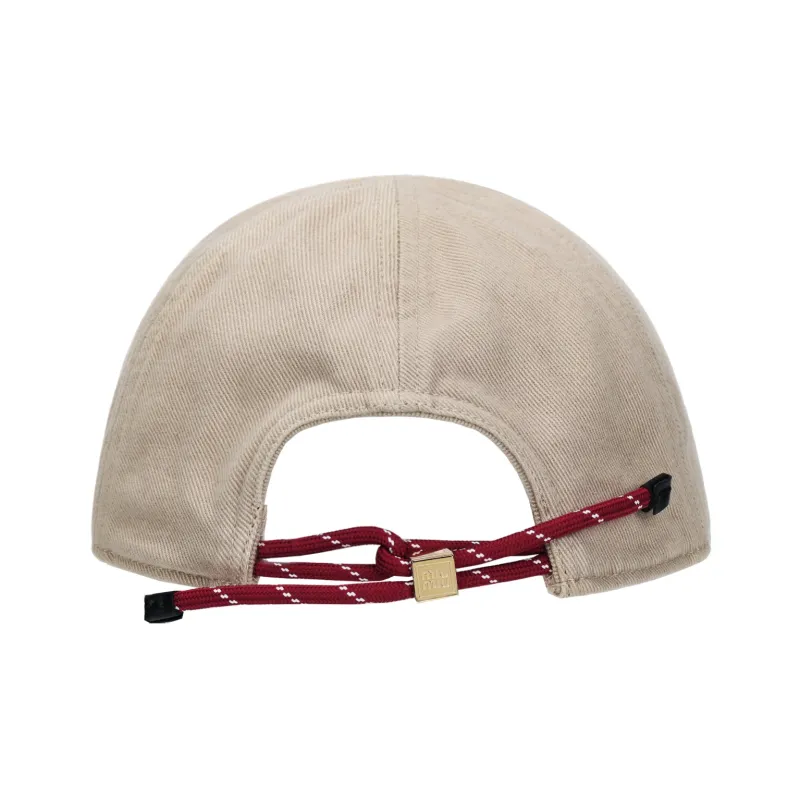 MIU MIU Denim Baseball Cap-2