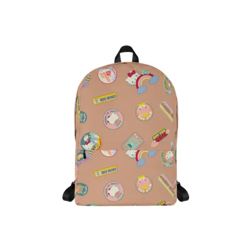 Sanrio Polyester Backpack Unisex Brown