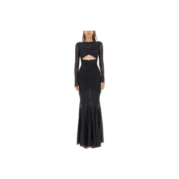 PHILOSOPHY DI LORENZO SERAFINI Long Sleeved Dresses Women's Black
