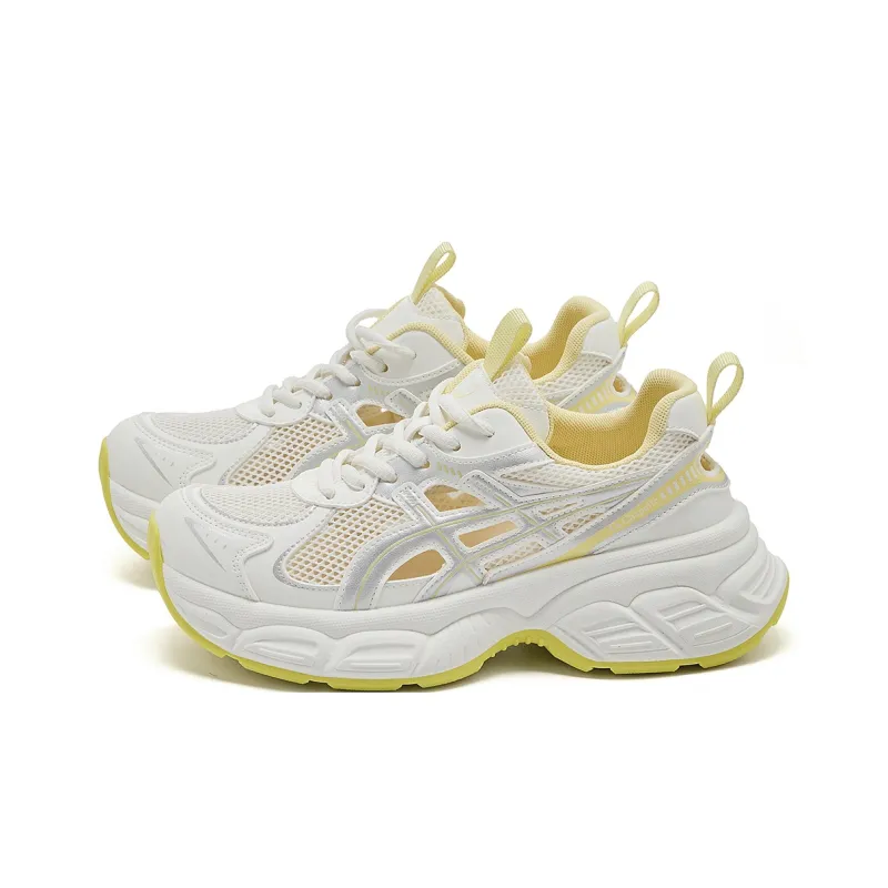 La Chapelle Abrasion Resistant Low Top Chunky Sneakers Women's Yellow-1