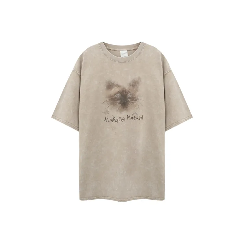 HOT HORSE T Shirts Women's Khaki-0