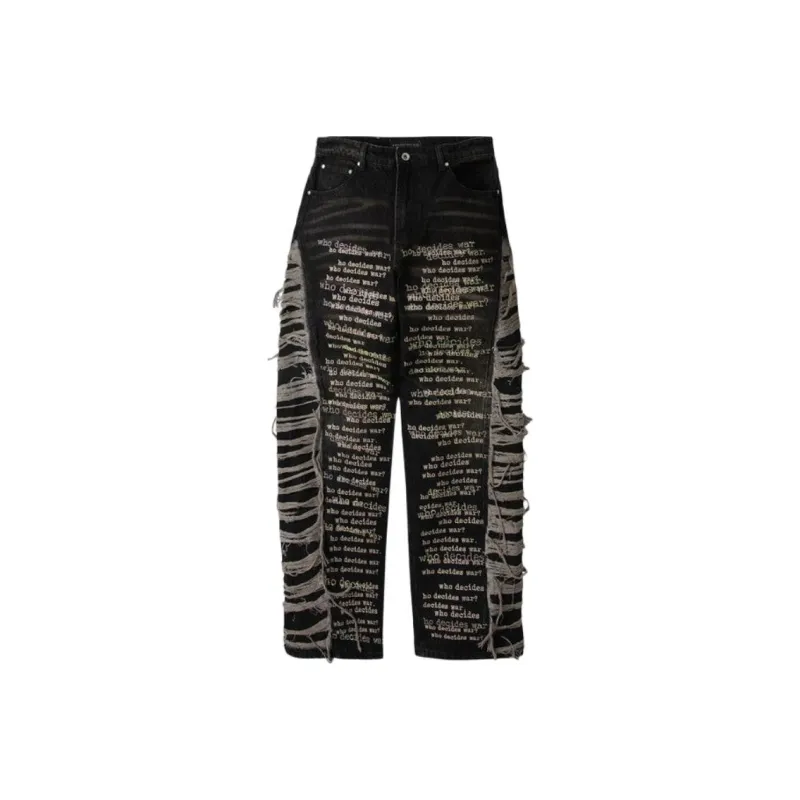 Who Decides War Scripture Jeans-0