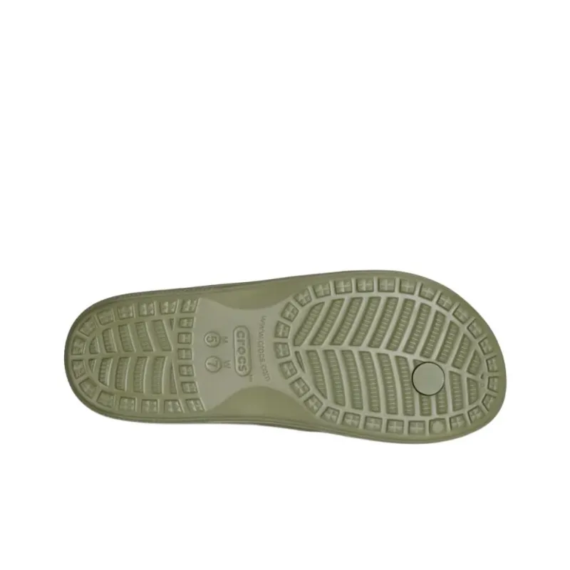 Crocs Baya 2 Abrasion Resistant Flip Flops Unisex Green-6