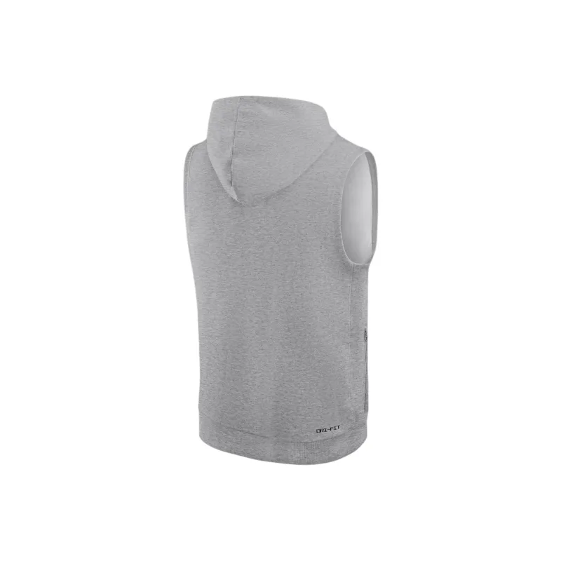 JORDAN Michigan Sideline Men's JORDAN Brand Dri FIT College Sleeveless Pullover Hoodie-1