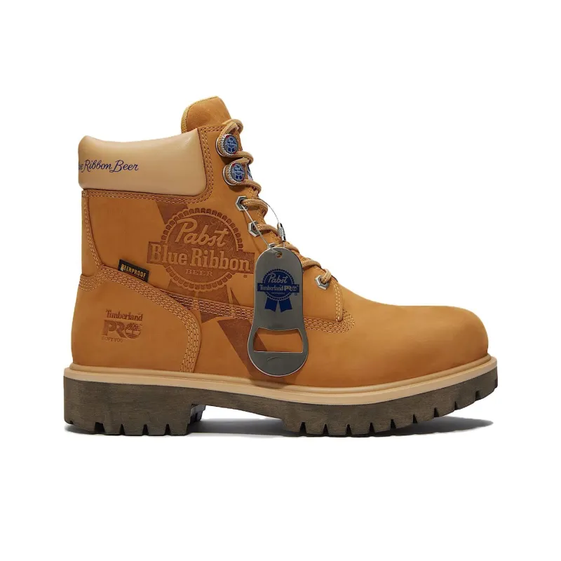 PABST BLUE RIBBON x Timberland PRO Abrasion Resistant Short Outdoor Boots Men's Brown-1