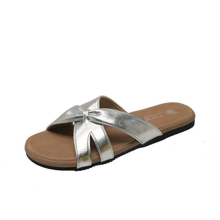 AFJI Rubber Sole Abrasion Resistant Slip Resistant Slide Slippers Women's-4