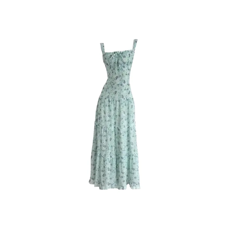 KKX Slip Dresses Women's Green-0