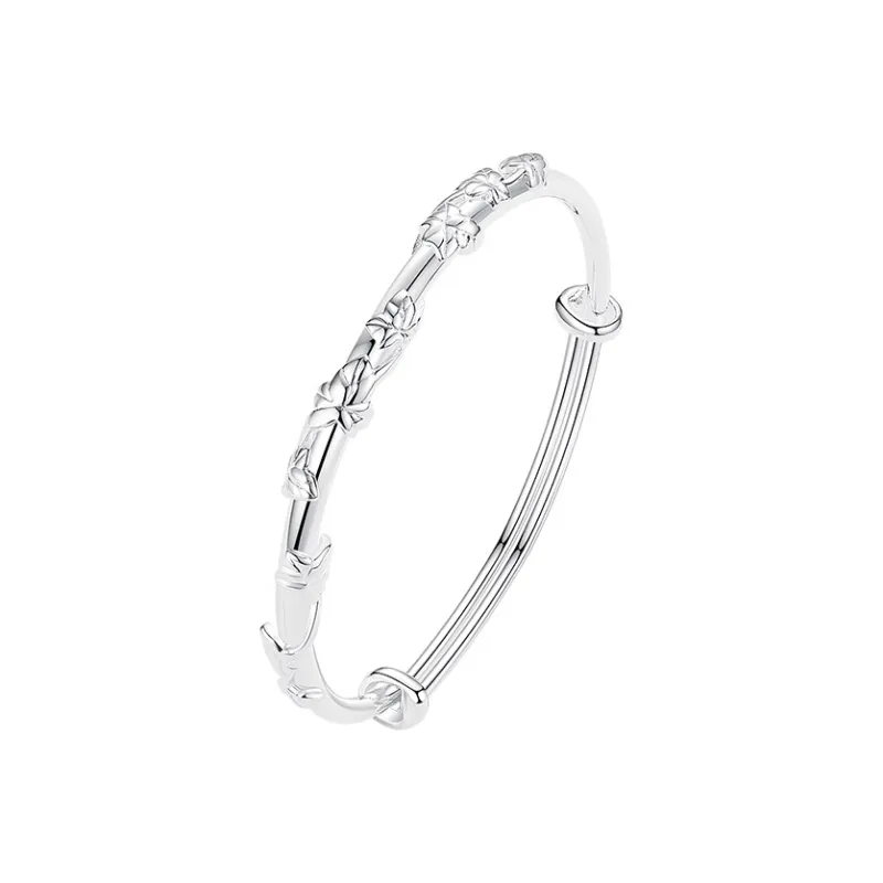 Fu Ru Ji S999 Fine Silver Bangles Women's-0