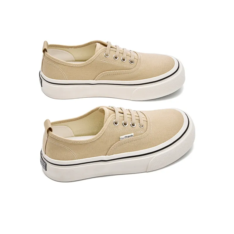 La Chapelle Low Top Skateboard Shoes Women's Apricot-2