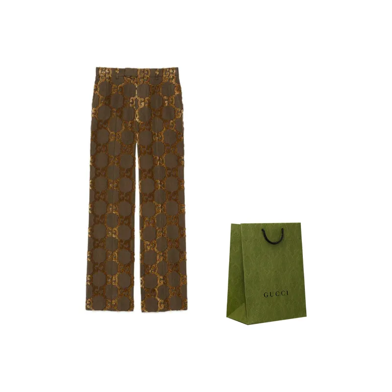 GUCCI Casual Pants Men Khaki-5
