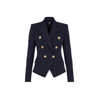 BALMAIN SS25 Jackets & Coats Women's Marine Blue