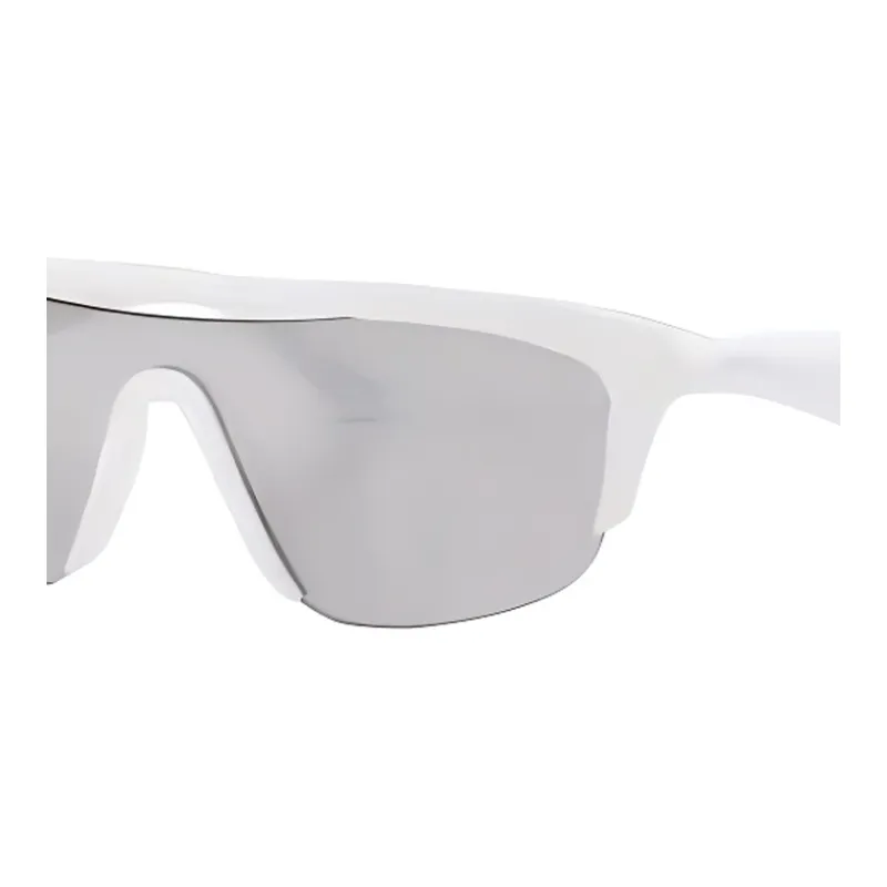 Burberry Plate Frame Irregular Shape Sunglasses Men's White-1