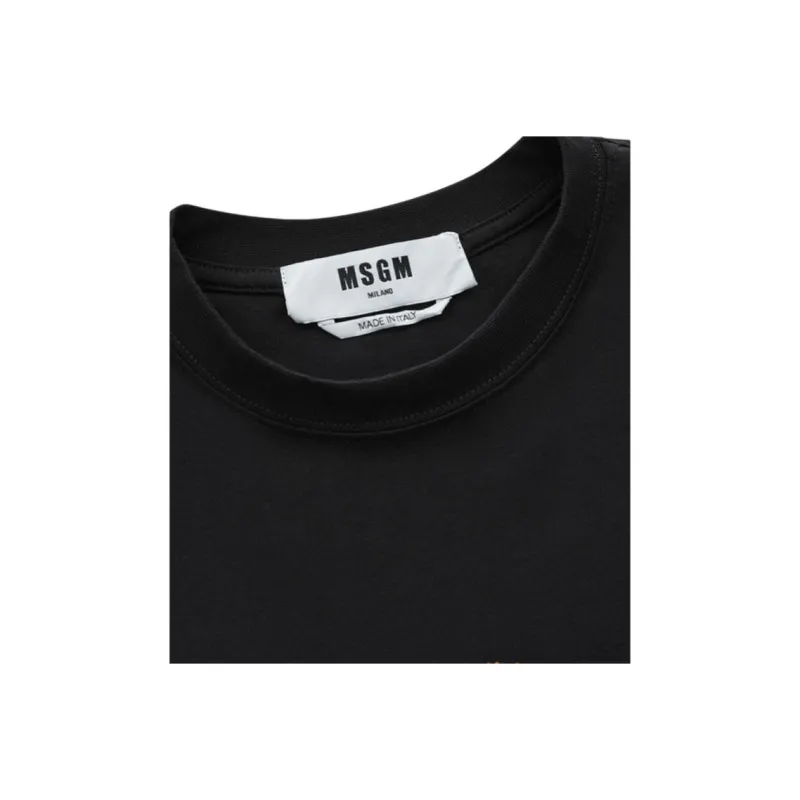 MSGM Short-Sleeved Dresses Women's Black-2