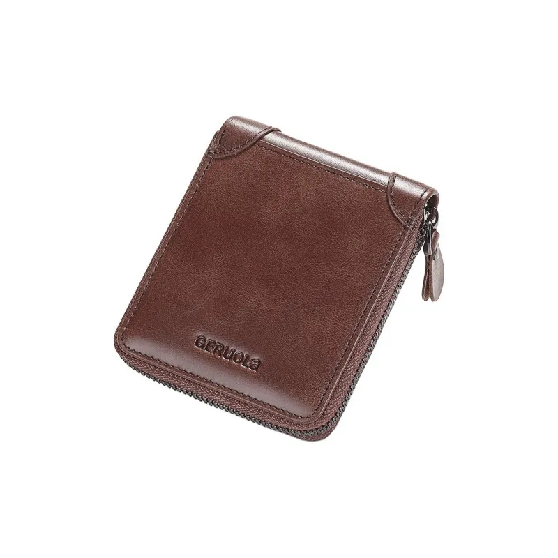 Gorora Top Grain Cow Leather Wallet Men's Multicolor-1