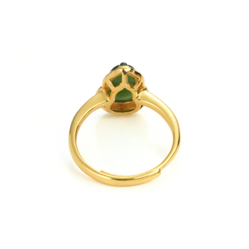 TIANTAISHAN Hetian Jade Rings Jasper Unisex-5