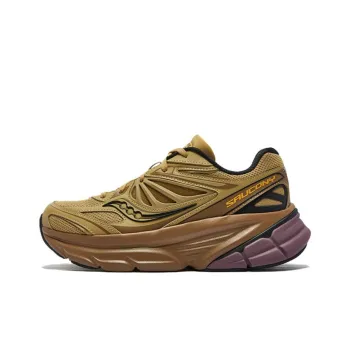 Saucony GUARD Anti Slip Wear Resistant Low Top Casual Running Shoes Unisex Gold