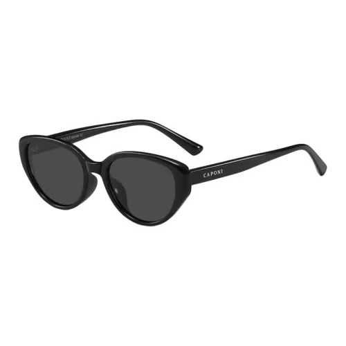 CAPONI TR/Memory Plastic Cat Eye Sunglasses Unisex Multicolor