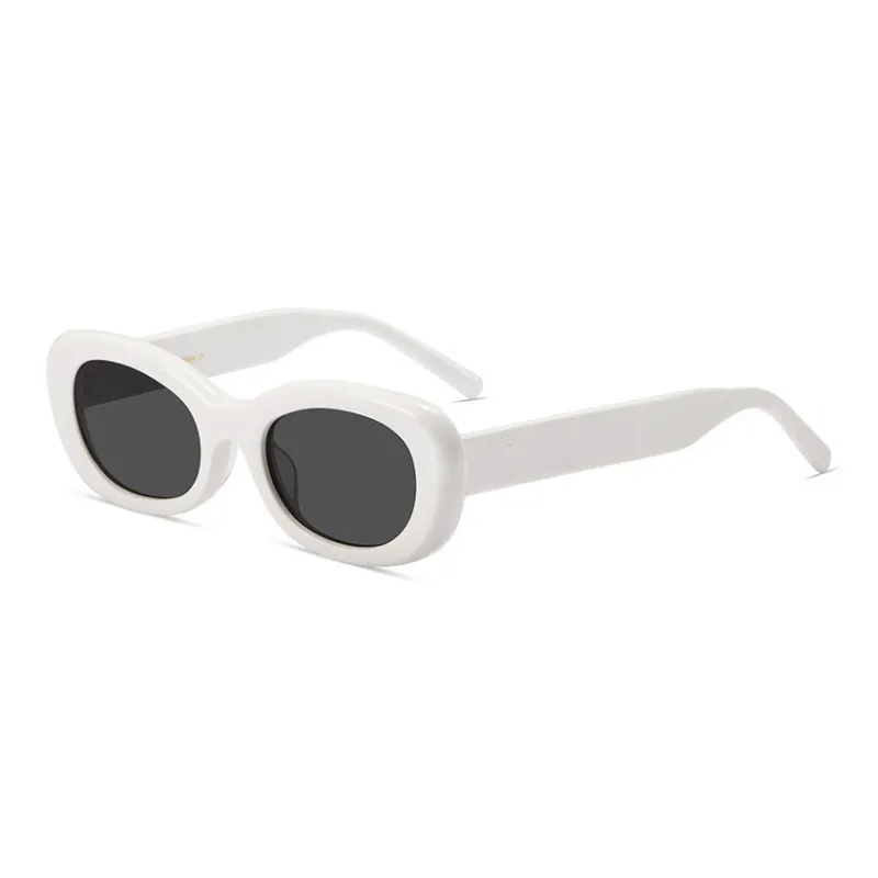 CAPONI Plate Frame Cat Eye Sunglasses Unisex-8