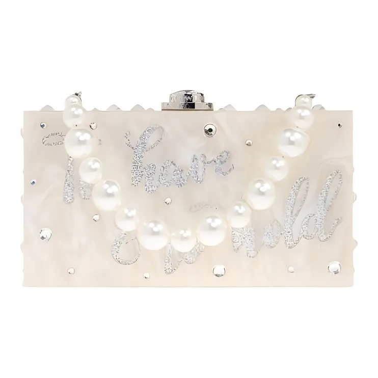 Sophia Webster Plastic Handbag Women's Cream White-1