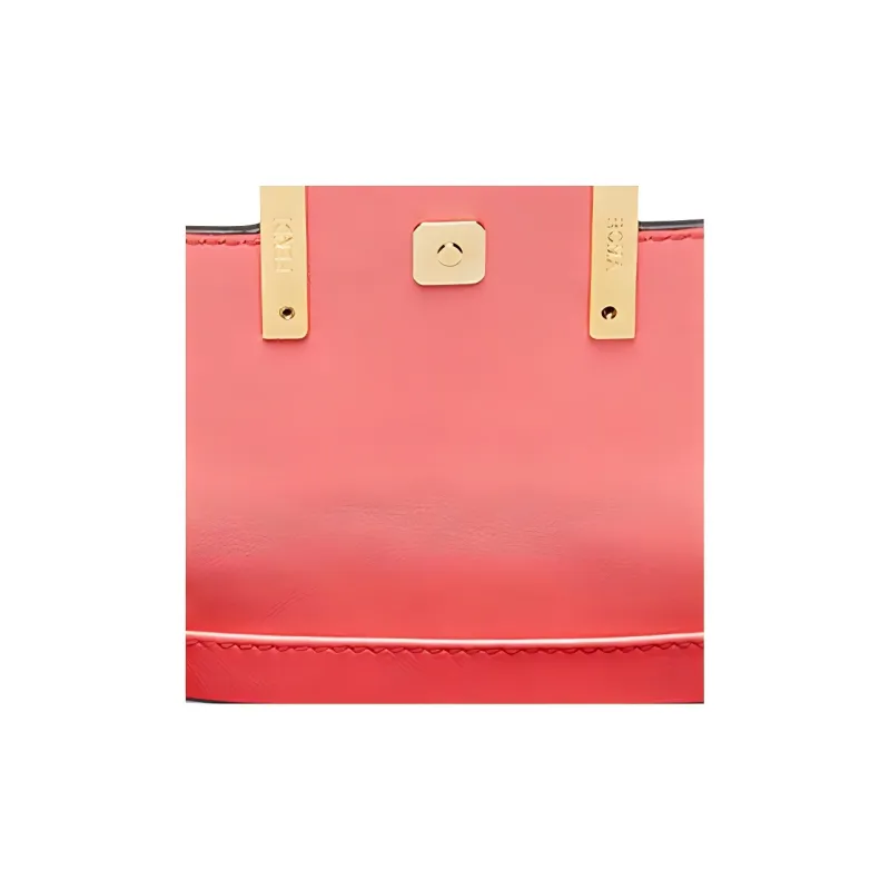 FENDI Baguette Sheepskin Coin Purse, Shoulder Bag, Crossbody Bag Extra Mini Women's Pink-4