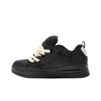 ZARA Low Top Skateboard Shoes Men's Black