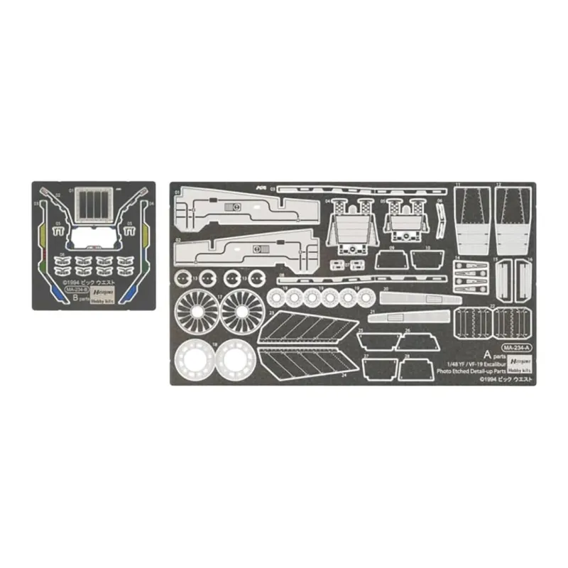 Hasegawa Macross Plus YF 19 With Etched Parts 1/48 Scale Model Accessories-0