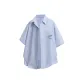 Blue White Stripes (with Exploration Letter Chest Logo)