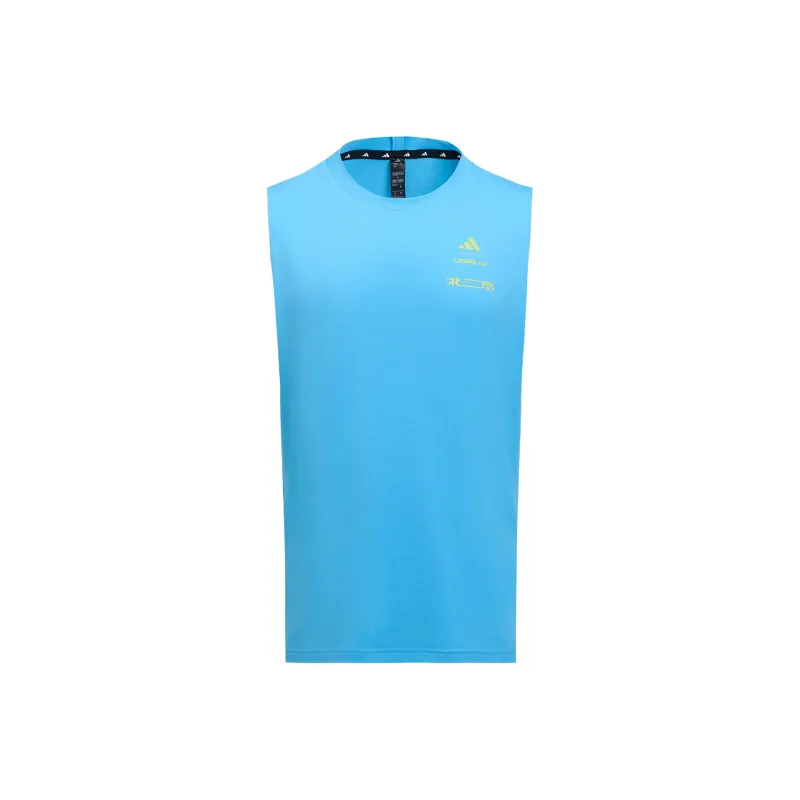 Adidas x LAIMEI,LIANMINGKUAN SS25 Tank Top Men's Light Magic Blue-0