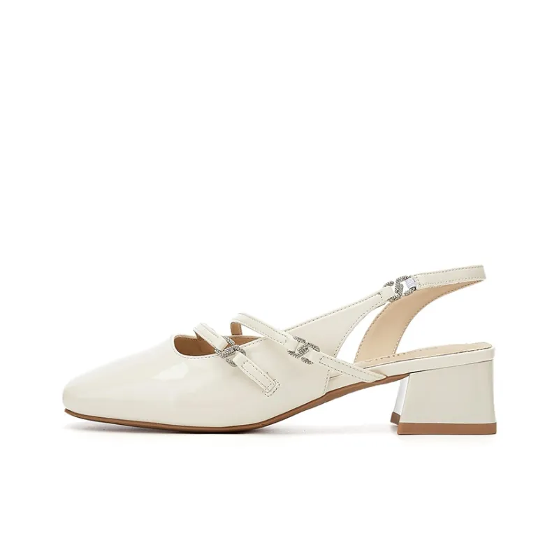 Rich Birds Chunky Heel High Heels Women's-6