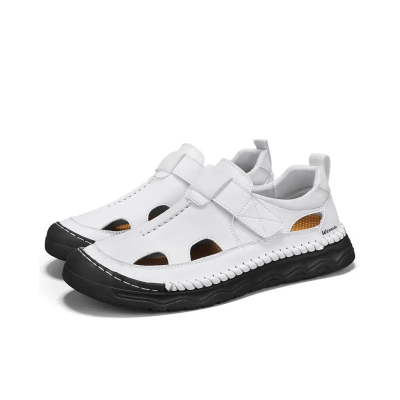 Wen Nai Casual Shoes Men's White-2