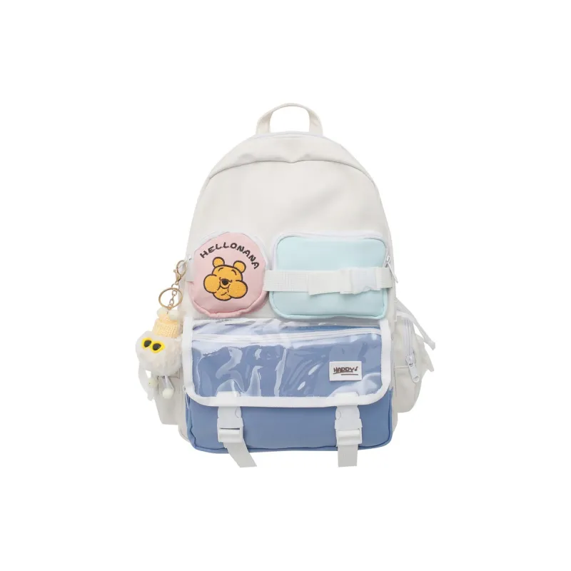 Wolfhorse Nylon Backpack Unisex Multicolor-14