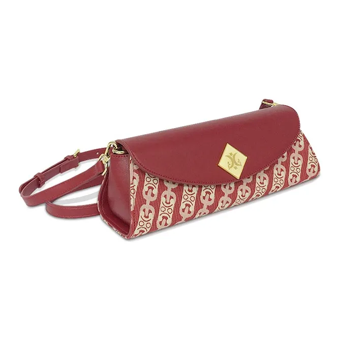 MACK JODAER Synthetic Leather Shoulder Bag, Crossbody Bag Regular Women's Burgundy-1