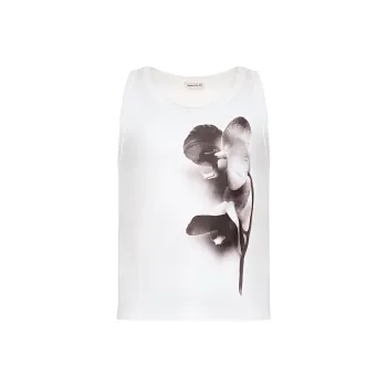 Alexander McQueen Tank Tops Men White