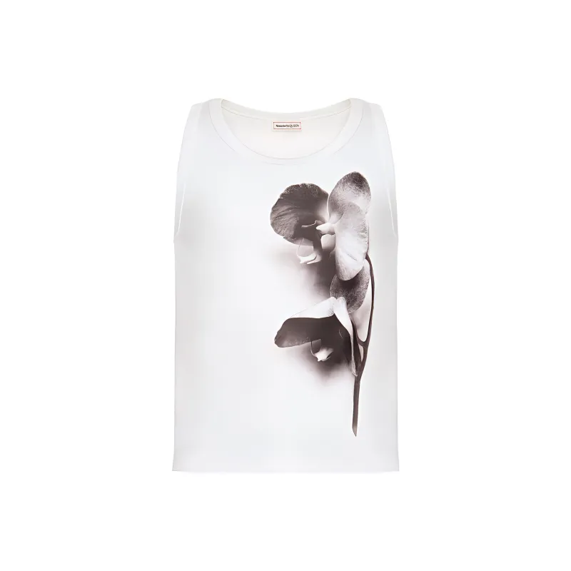 Alexander McQueen Tank Tops Men White-0