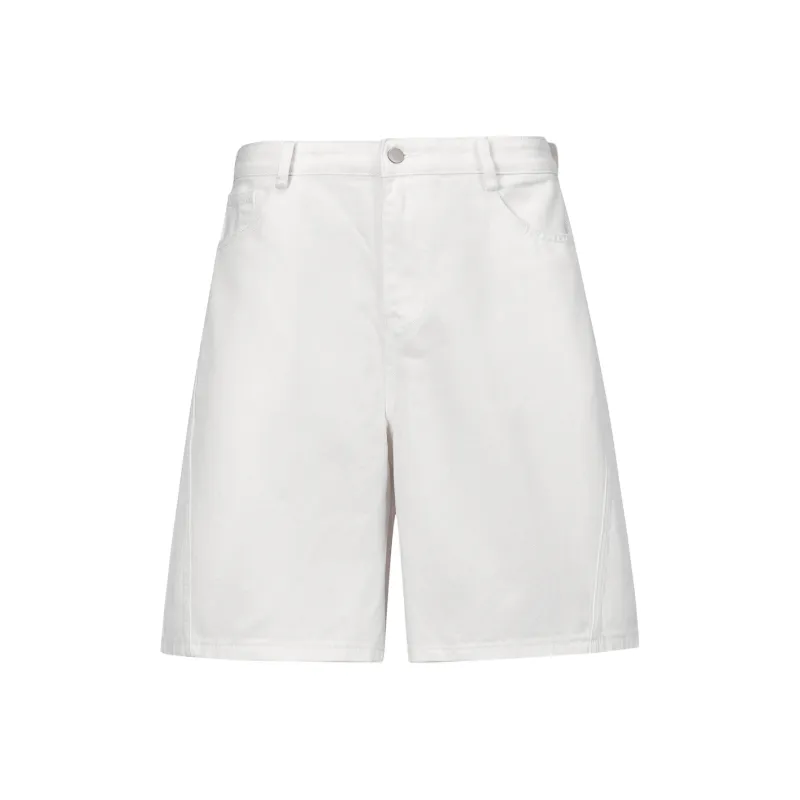 OX FREAK Denim Shorts Unisex White-0